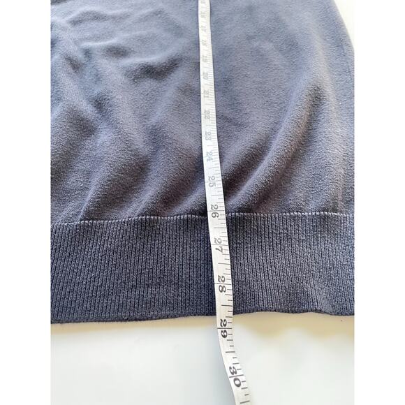 Men’s Navy Blue Lacoste Quarter Zip Sweater Size 8 or 3X - Picture 7 of 7